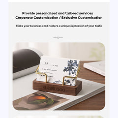 Custom Logo Business Card Holder