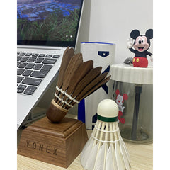 Custom Black Handmade Badminton Ornament