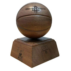 Custom Black Walnut Handmade Basketball Ornament