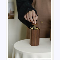 Custom Walnut Automatic Toothpick Organizer