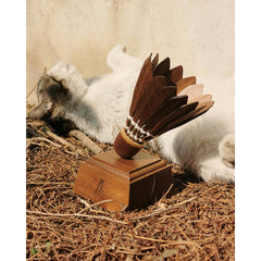 Custom Black Handmade Badminton Ornament