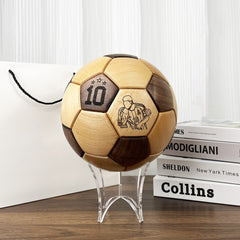Custom Solid Wooden Football