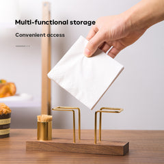 Custom Walnut Tissue Holder