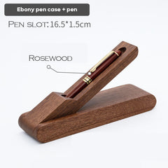 Custom Walnut Pen Holder + Solid Wood Pen