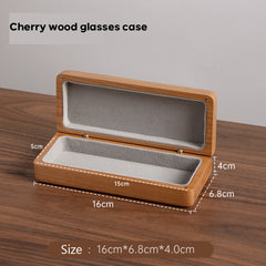 Custom Walnut Glasses Case