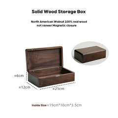 Custom Walnut Storage Box