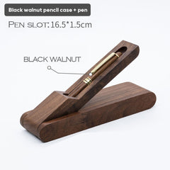 Custom Walnut Pen Holder + Solid Wood Pen