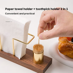 Custom Walnut Tissue Holder