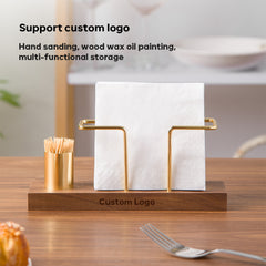 Custom Walnut Tissue Holder