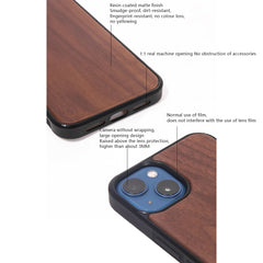 Custom Apple Phone Walnut Case