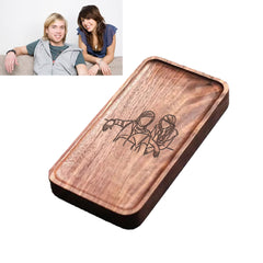 Custom Walnut Phone Charger Dock