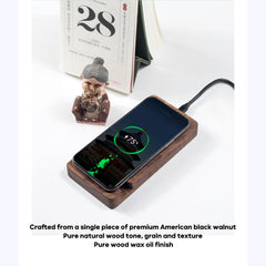 Custom Walnut Phone Charger Dock