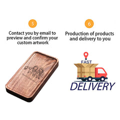 Custom Walnut Phone Charger Dock