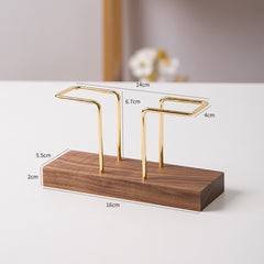 Custom Walnut Tissue Holder