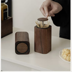 Custom Walnut Automatic Toothpick Organizer