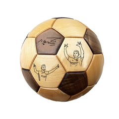 Solid Wooden Football