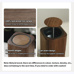 Custom Walnut Automatic Toothpick Organizer