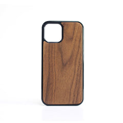 Custom Apple Phone Walnut Case
