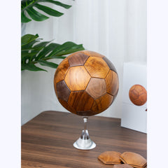 Custom Solid Wooden Football