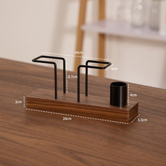 Custom Walnut Tissue Holder