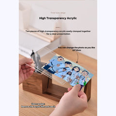 Custom Walnut Pen Holder & Photo Frame