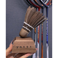 Custom Black Handmade Badminton Ornament