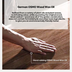 Custom Walnut Balanced Stone