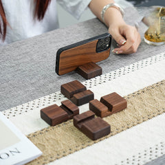 Walnut Cell Phone Holder