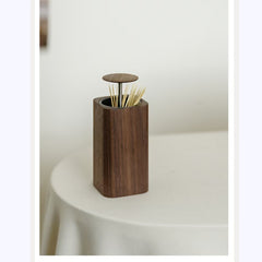 Custom Walnut Automatic Toothpick Organizer