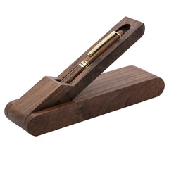 Custom Walnut Pen Holder + Solid Wood Pen