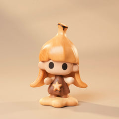 Handcrafted Cute Banana Elf Doll Solid Wood Ornament
