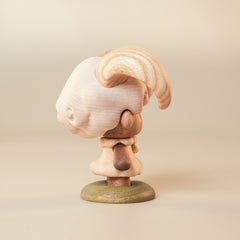 Handcrafted Aries Ram Solid Wood Ornament
