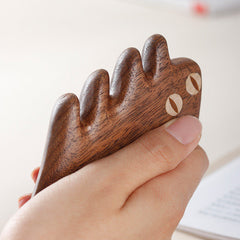 Black Walnut Multi-Functional Meridian Massage Wooden Comb