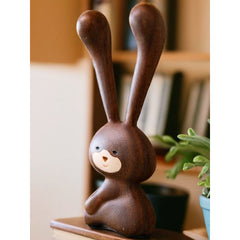 Handcrafted Wooden Rabbit Nose Massager