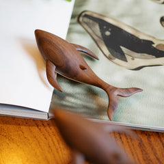 Handcrafted Flying Whale Ornament