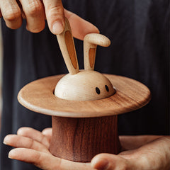 Handcrafted Magician’s Rabbit Music Box