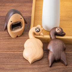 Handcrafted Wooden Shark Bottle Opener