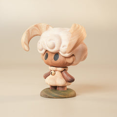 Handcrafted Aries Ram Solid Wood Ornament