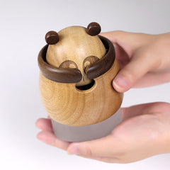 Creative Panda Wooden Night Light