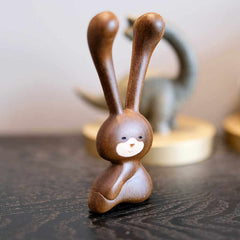 Handcrafted Wooden Rabbit Nose Massager