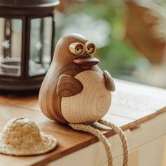 Hand-made Long-legged Bird