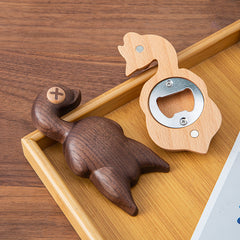 Handcrafted Wooden Shark Bottle Opener