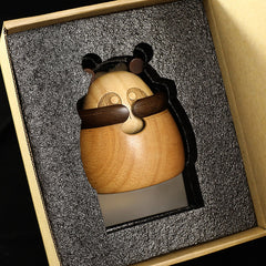 Creative Panda Wooden Night Light