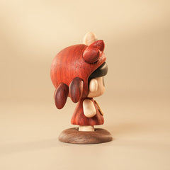 Handcrafted Cancer Doll Solid Wood Ornament