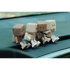 Wobbly-Leg Woody Handcrafted Car Air Freshener & Decor