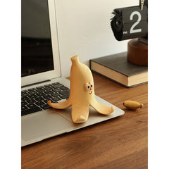 Handcrafted Banana Buddy Solid Wood Phone Stand