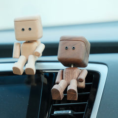 Wobbly-Leg Woody Handcrafted Car Air Freshener & Decor