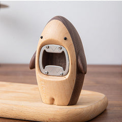 Handcrafted Wooden Shark Bottle Opener