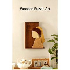 Handcrafted Wooden Puzzle Art Collection