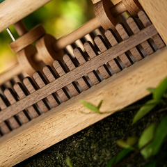 Handcrafted Three Sheep Wooden Dynamic Mechanical Ornament